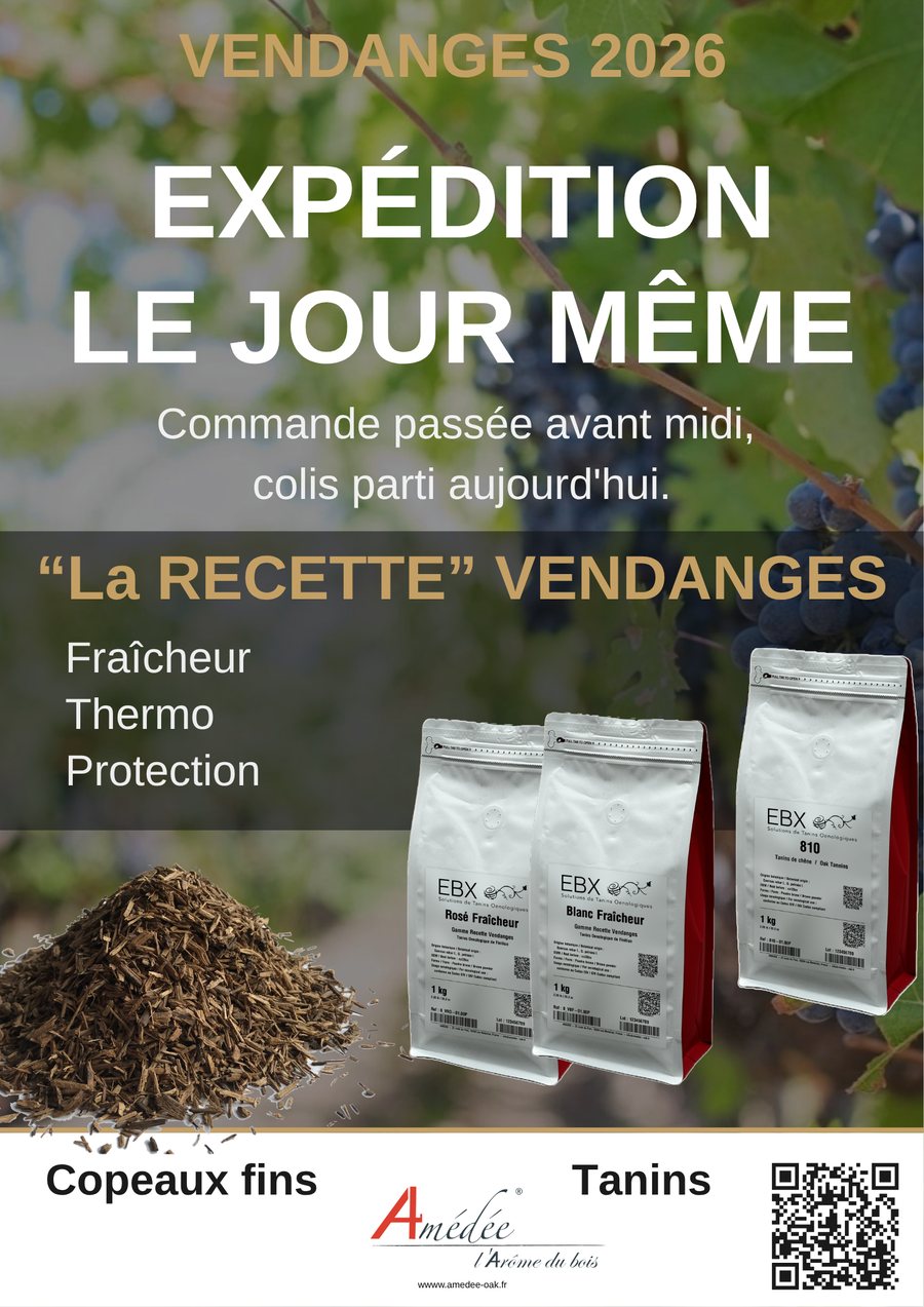 Vendanges 2026 - Expédition le jour même