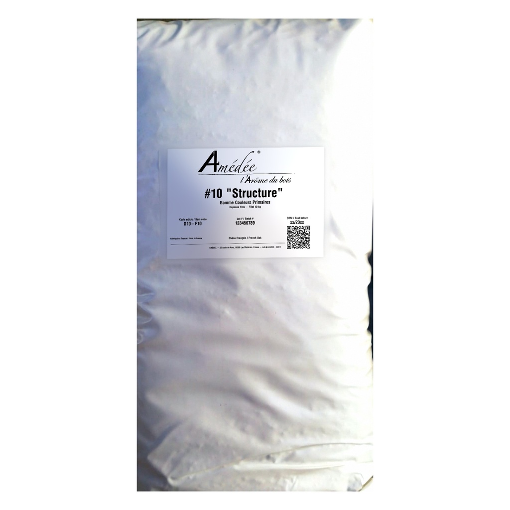 Copeaux Fins - "Couleurs Primaires" - Filet de 10kg (#10 "Structure")