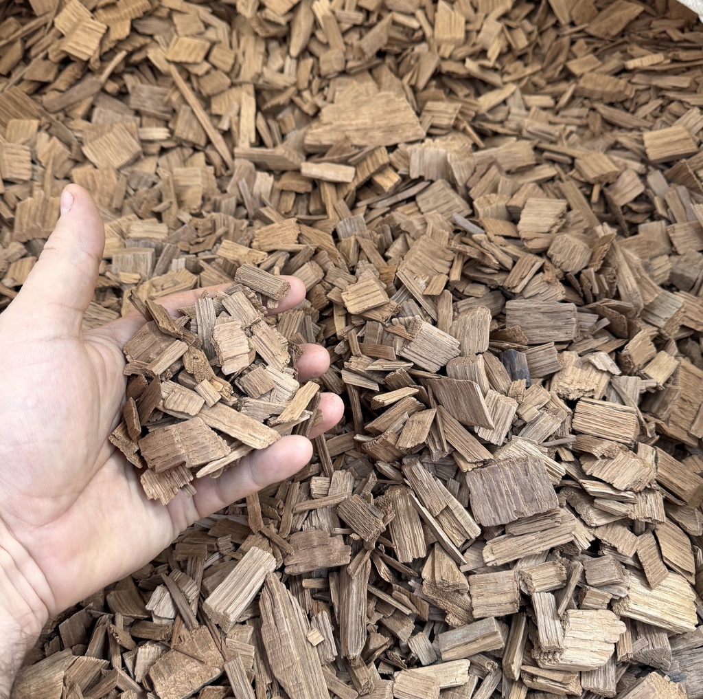 Chips Grandes ELEGANCE - Roble Francés - Tostado - Red de 10 kg (#10 "Structure")